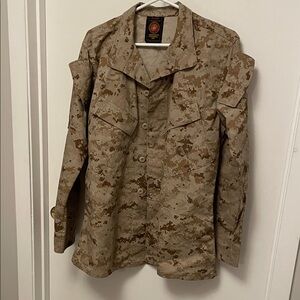 Men’s American Apparel Desert Camo Field Jacket Size Small